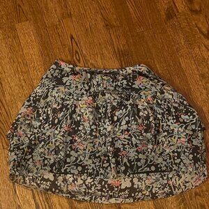 ELIOT Women's Size 2 Floral Mini Skirt - Romantic Garden Print